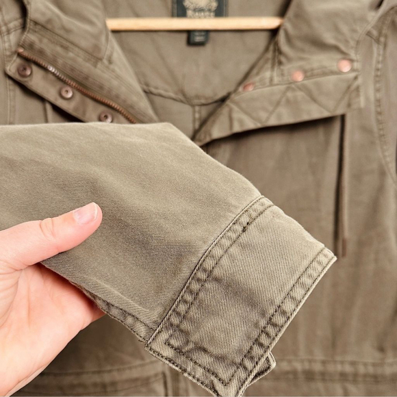 Roots Military Style Womens Utility Jacket/coat - Olive green - Size S - Picture 3 of 4